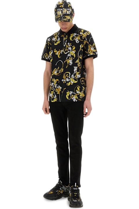 Versace Jeans Couture for Men Versace Jeans Couture Polo Outline Baroque