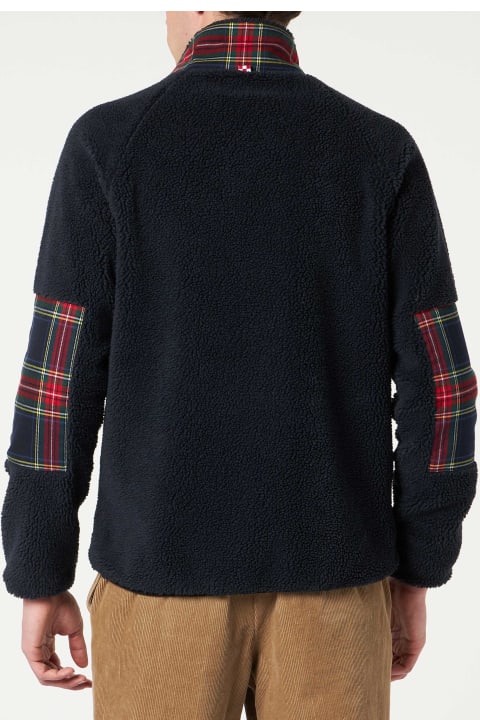 Homeware MC2 Saint Barth Sherpa Jacket With Pocket And St. Barth Embroidery