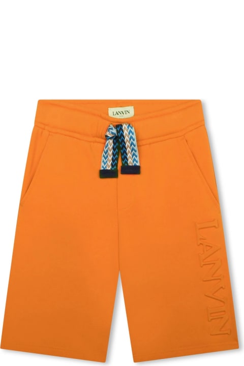 Lanvin Bottoms for Boys Lanvin Lanvin Shorts Orange