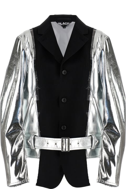 Fashion for Men Black Comme des Garçons Laminated Jacket