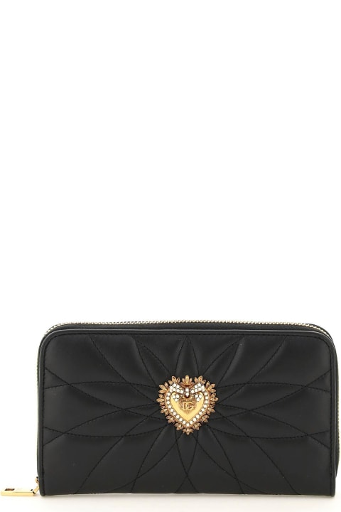 Dolce & Gabbana Accessories for Women Dolce & Gabbana Devotion Zip-around Wallet
