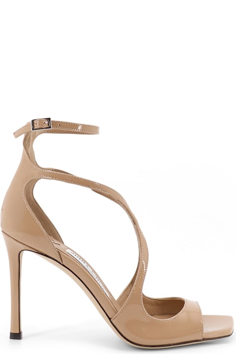 Jimmy Choo Azia 95 Leather Sandals