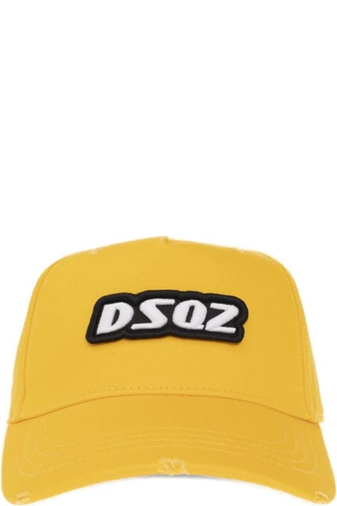 Hats for Men Dsquared2 Logo-embroidered Baseball Cap