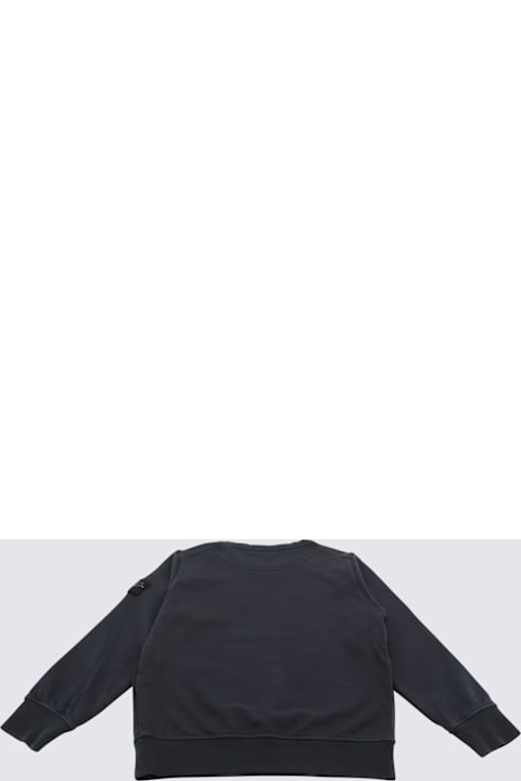 Stone Island Sweaters & Sweatshirts for Boys Stone Island Blue Cotton Sweatshirt