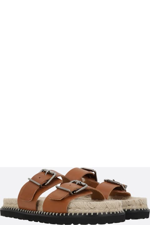 Castañer Sandals for Women Castañer Ter/261 Flat Sandals In Smooth Leather