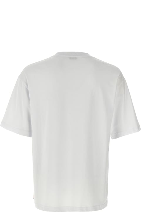 Kiton Men Kiton Embroidery Logo T-shirt