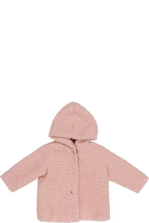 Caffe' d'Orzo Coats & Jackets for Baby Girls Caffe' d'Orzo Coat With Hood