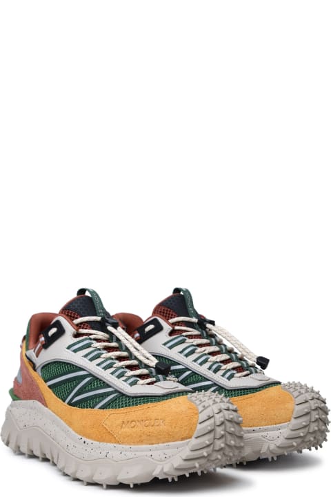 ウィメンズ スニーカー Moncler Multicolor Leather Blend Sneakers