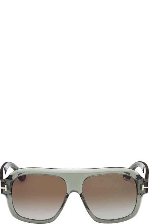 Tom Ford Eyewear for Kids Tom Ford Eyewear Tom Ford Tf 1324 Rhonda - Crystal Green Sunglasses