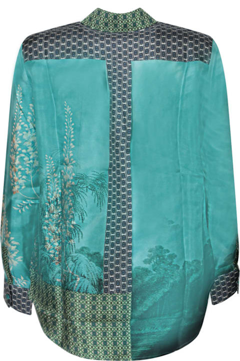 Pierre-Louis Mascia for Women Pierre-Louis Mascia Aqua Green Shirt