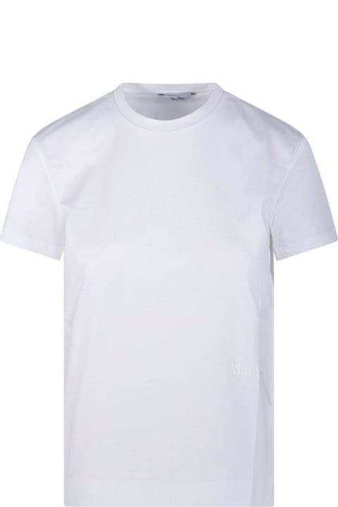 Fashion for Women Max Mara Logo Embroidered Crewneck T-shirt