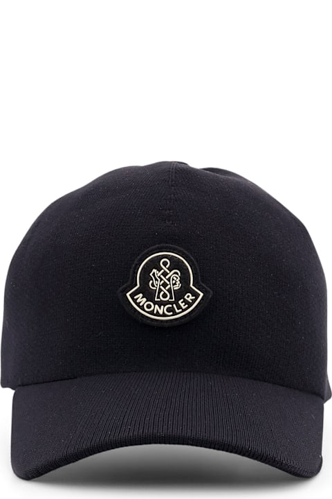 Hats for Women Moncler Gabardine Baseball Hat