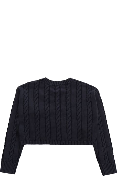 Aspesi Sweaters & Sweatshirts for Girls Aspesi Blue Tricot Sweater