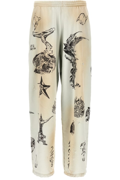 Balenciaga Pants for Women Balenciaga All Over Print Joggers