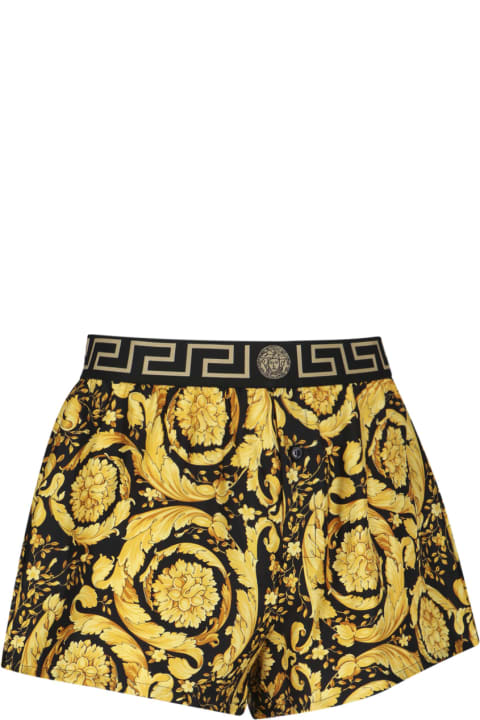 Pants & Shorts for Women Versace Barocco Print Pijama Shorts