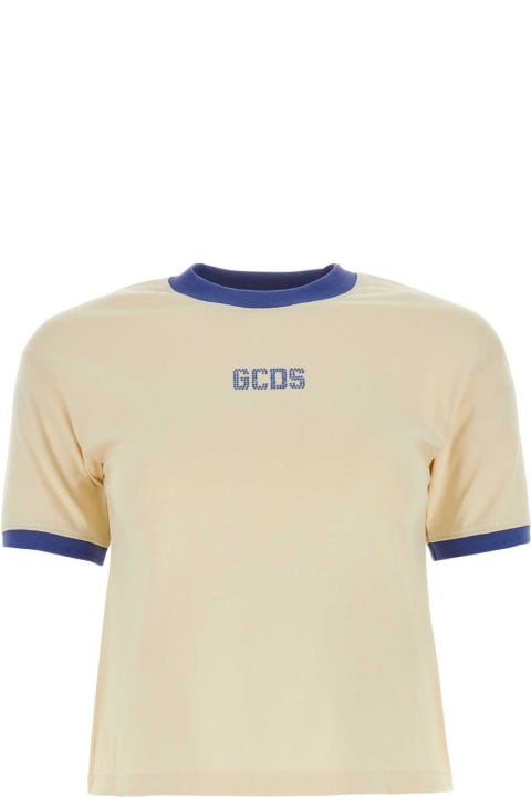GCDS Topwear for Women GCDS Logo Embellished Crewneck T-shirt