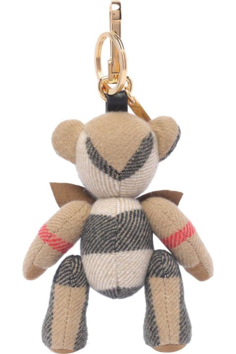 Burberry Accessories for Women Burberry Thomas Bear Charm With Cashmere Bow Tie