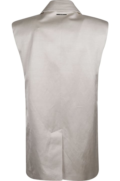 Calvin Klein Coats & Jackets for Women Calvin Klein Shiny Viscose Tailored Vest