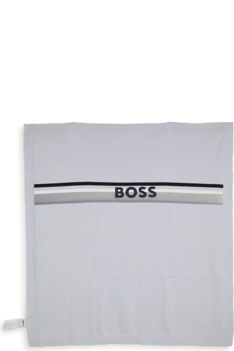 Hugo Boss Accessories & Gifts for Baby Boys Hugo Boss Coperta Con Stampa
