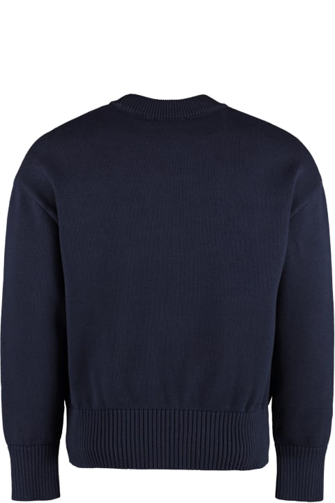 Ami Alexandre Mattiussi Sweaters for Men Ami Alexandre Mattiussi Long Sleeve Crew-neck Sweater