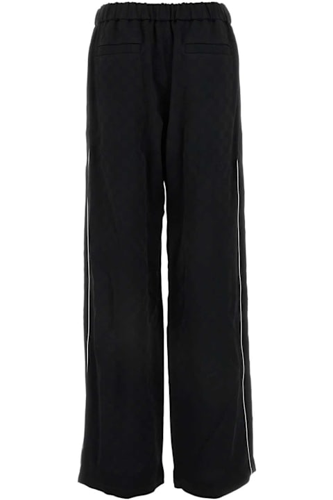 Gucci Pants & Shorts for Women Gucci Embroidered Satin Pant