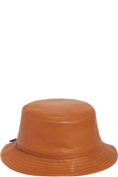 Loewe Accessories for Men Loewe Leather Fisherman Hat