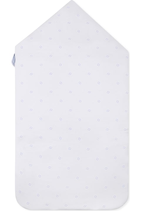 Hugo Boss Accessories & Gifts for Baby Boys Hugo Boss Light Blue Sleeping Bag For Baby Boy With Logo