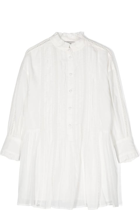 Fashion for Girls Philosophy di Lorenzo Serafini Kids Philosophy By Lorenzo Serafini Dresses White