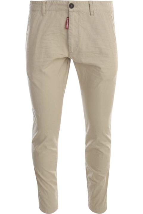 Dsquared2 Pants for Men Dsquared2 Straight-leg Ribbed Trousers