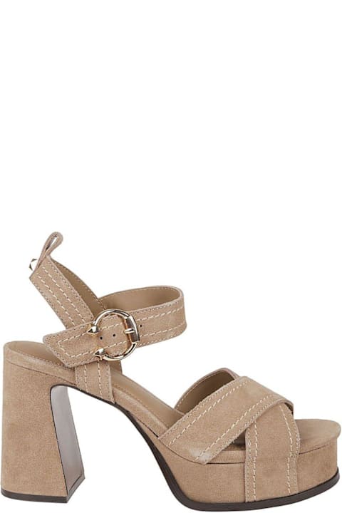 Ash for Men Ash Melany Cross-over Strap Platform Sandals