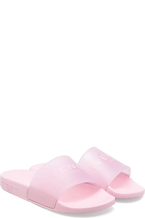 Shoes for Girls Givenchy Rubber Logo Slipper