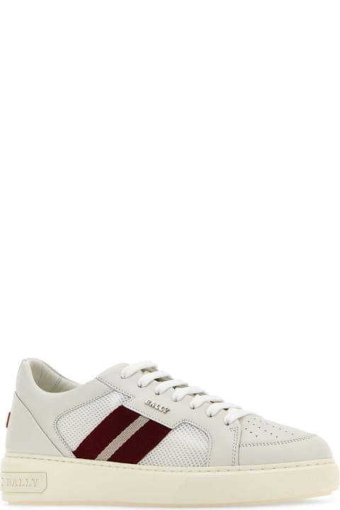 Bally Sneakers for Men Bally White Leather And Fabric Melys Sneakers