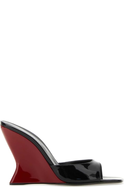 Sergio Rossi Sandals for Women Sergio Rossi Black Leather Evangelie Mules