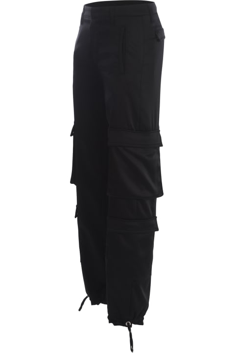 Dondup Pants & Shorts for Women Dondup Cargo Trousers Dondup "tori" Made Of Satin