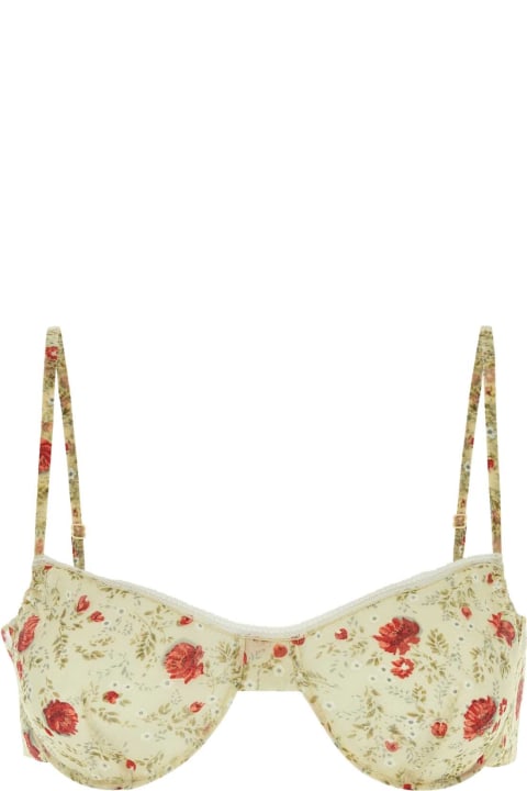 Underwear & Nightwear for Women Prada Printed Nylonette Crop-top