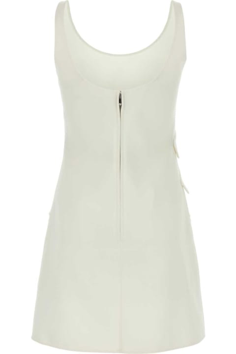 Clothing for Women Versace White Polyester Blend Mini Dress