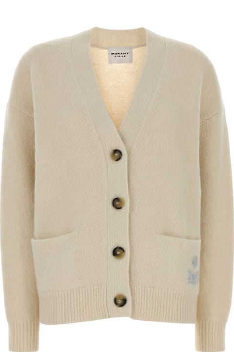 Marant Étoile for Kids Marant Étoile Ivory Alpaca Blend Eborah Cardigan