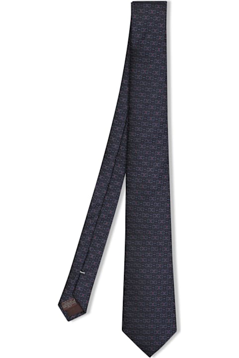 Canali for Men Canali 8cm Silk Tie In Blue