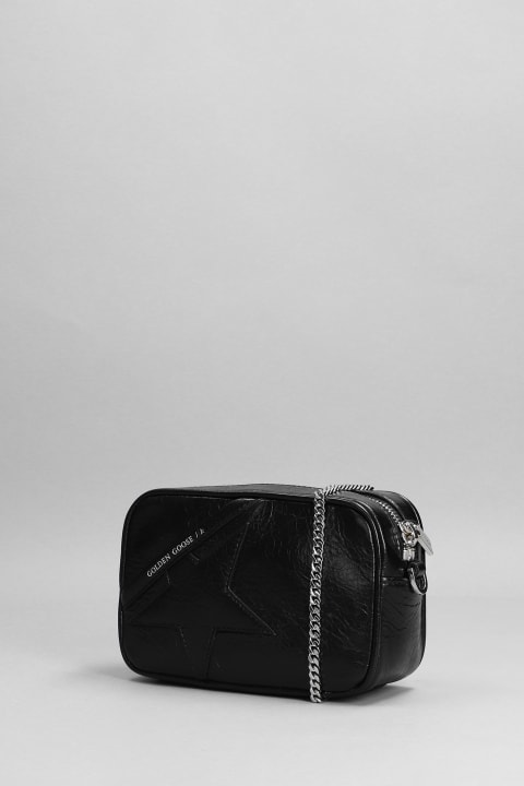 Golden Goose Shoulder Bags for Women Golden Goose Mini Star Bag Shoulder Bag In Black Leather