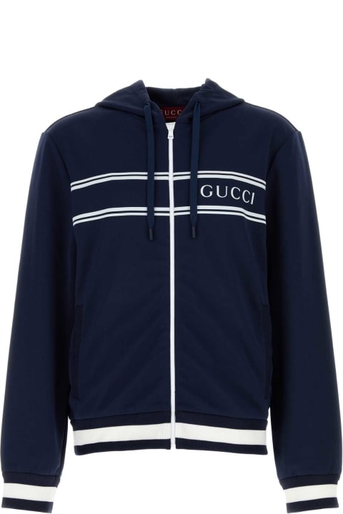 インテリア Gucci Navy Blue Polyester Sweatshirt