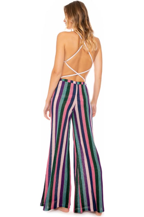 Fashion for Women MC2 Saint Barth Multicolor Knitted Palazzo Pants