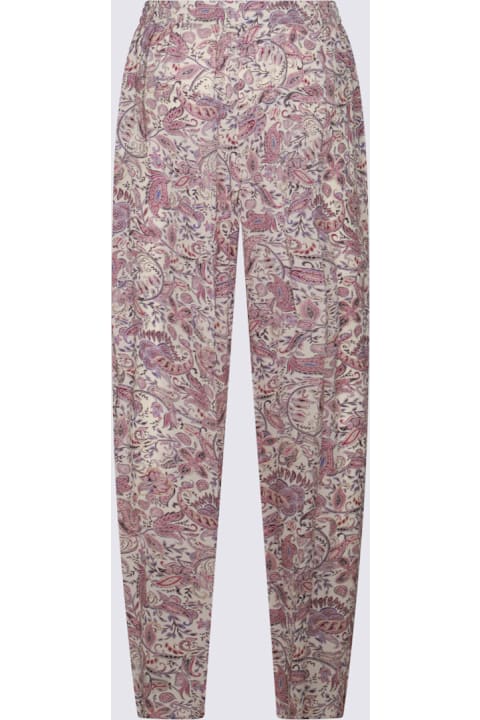 Marant Étoile Pants & Shorts for Women Marant Étoile Ecru And Purple Pants