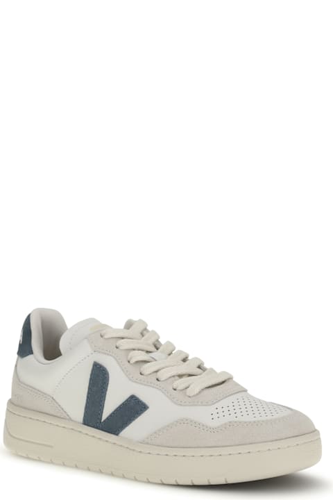 Veja V-90 Organic Leather Sneakers