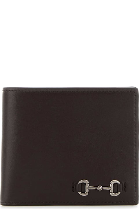 Homeware Gucci Dark Brown Leather Wallet