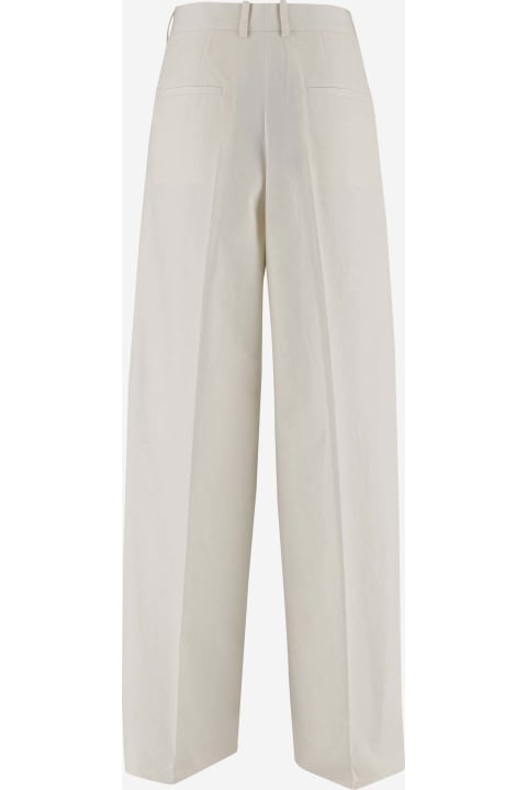 Jil Sander Pants & Shorts for Women Jil Sander Straight-leg Cotton Pants