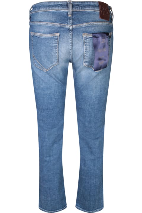 Incotex Clothing for Men Incotex Incotex 5t Distressed Blue Jeans