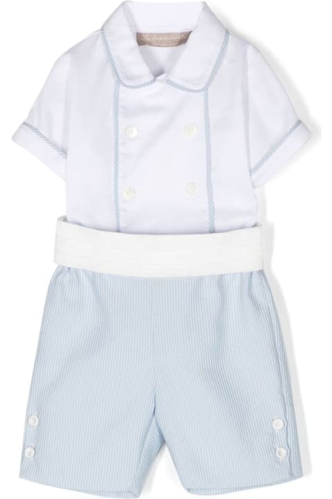 Bodysuits & Sets for Baby Girls La stupenderia Coordinated Shirt And Bermuda Shorts
