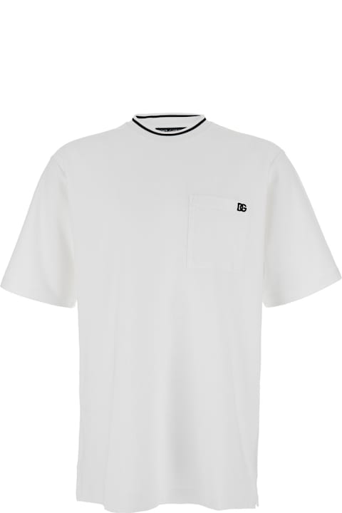 Tシャツ・カットソー DOLCE & GABBANA White Piquet T-Shirt Dolce & Gabbana White Piquet T-shirt | italist