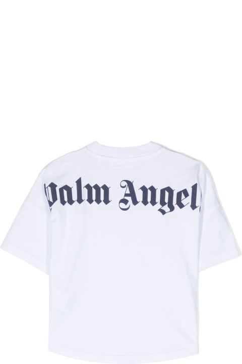 Palm Angels Kids Palm Angels Classic Overlogo Short Sleeves T-shirt