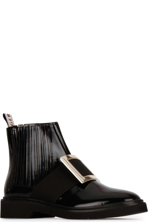 Roger Vivier Viv Rangers Met Buc Chels Bootie 25